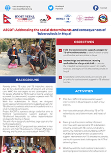 ASCOT: Addressing the social determinants and consequences of Tuberculosis in Nepal